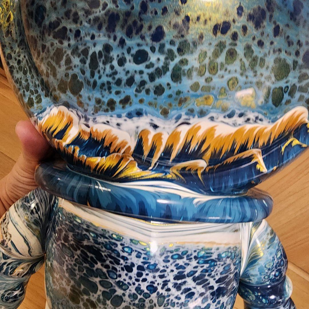 海外アートトイ 宇宙飛行士オブジェ 特大39cm 一点物 オーダーメイド