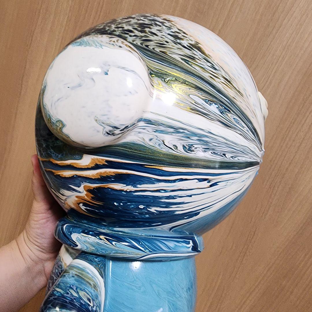 海外アートトイ 宇宙飛行士オブジェ 特大39cm 一点物 オーダーメイド