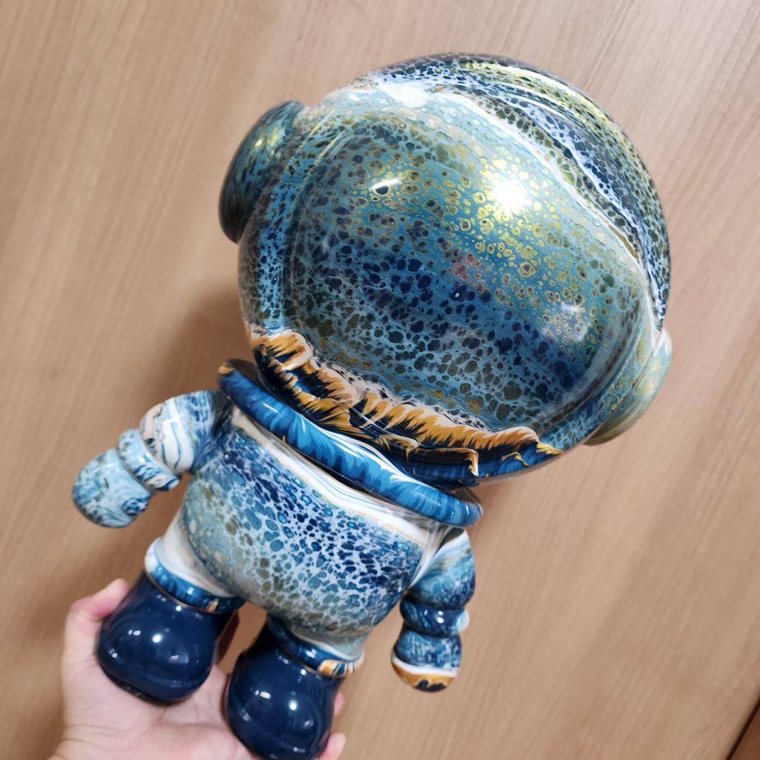 海外アートトイ 宇宙飛行士オブジェ 特大39cm 一点物 オーダーメイド