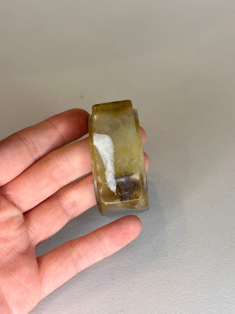 中国 紅山文化 高古玉 玉琮 玉器　時代物　中国古美術 置物