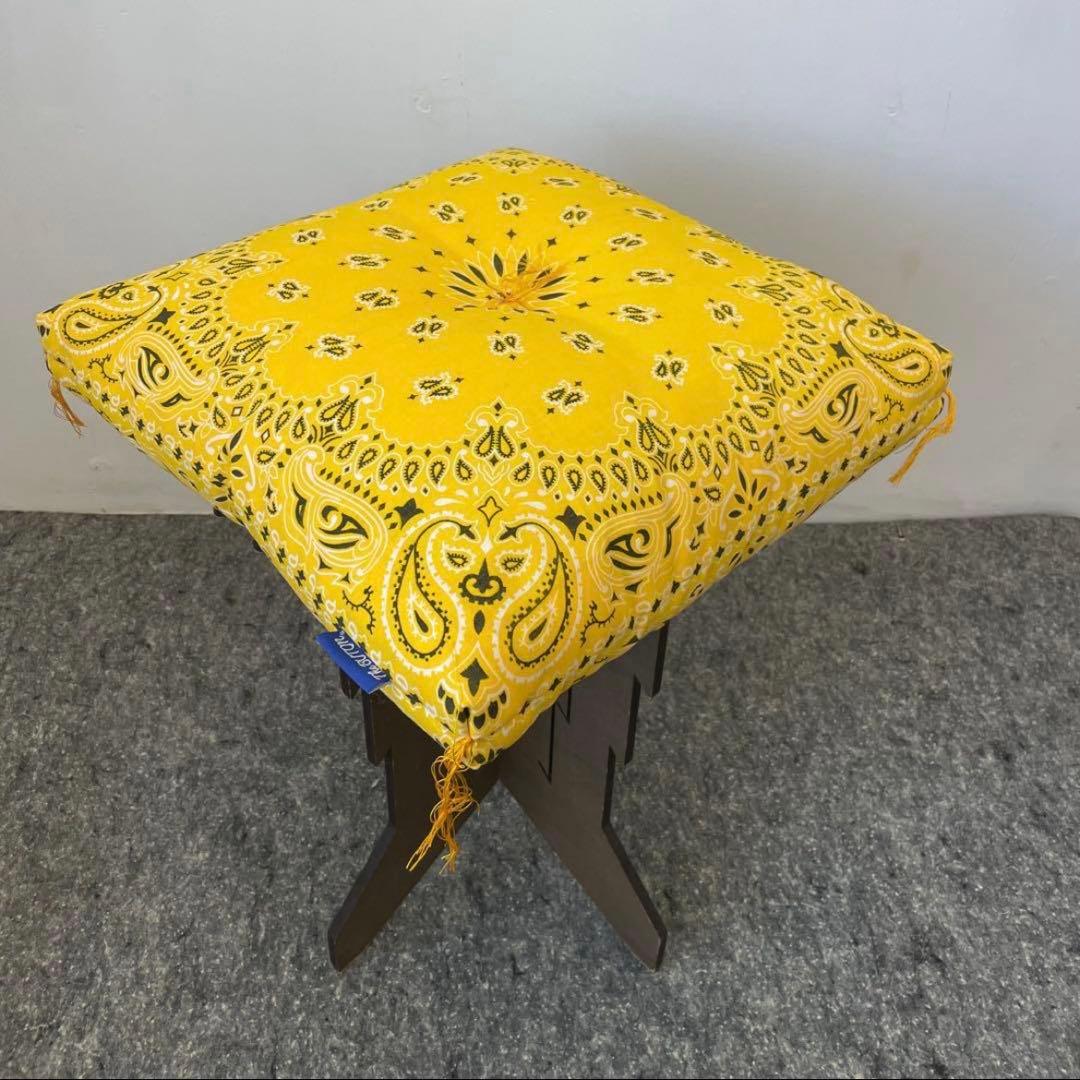 クッション・座布団 TheBUTON/HAVE A HANK/BANDANA YELLOW