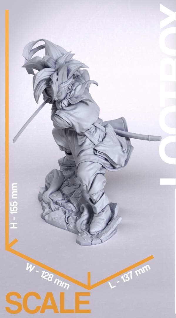 クロノ・トリガー　クロノ　フィギュア　ガレージキット　未塗装未組立