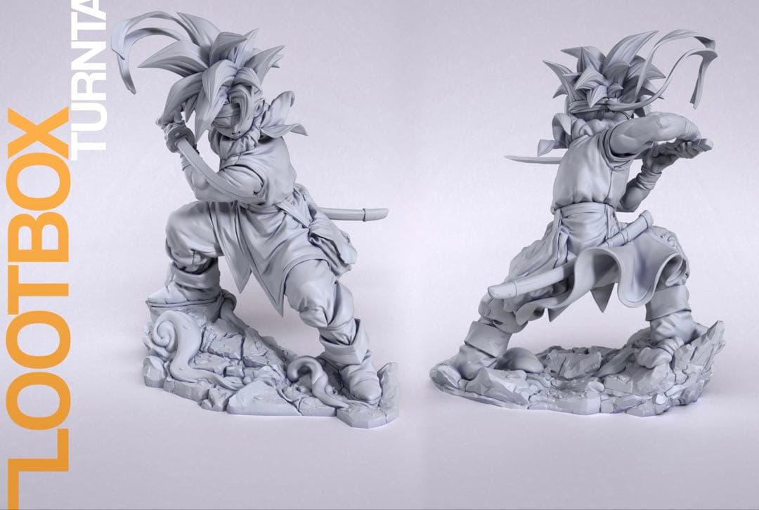 クロノ・トリガー　クロノ　フィギュア　ガレージキット　未塗装未組立