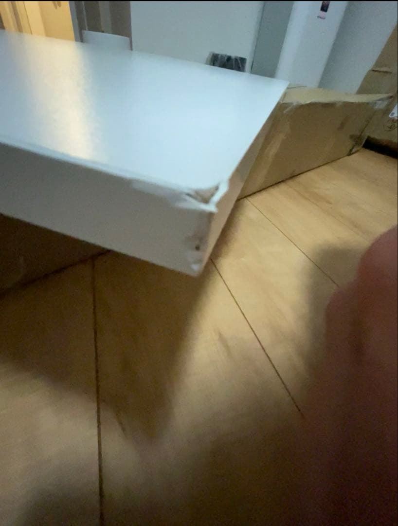 パソコンデスク ホワイト