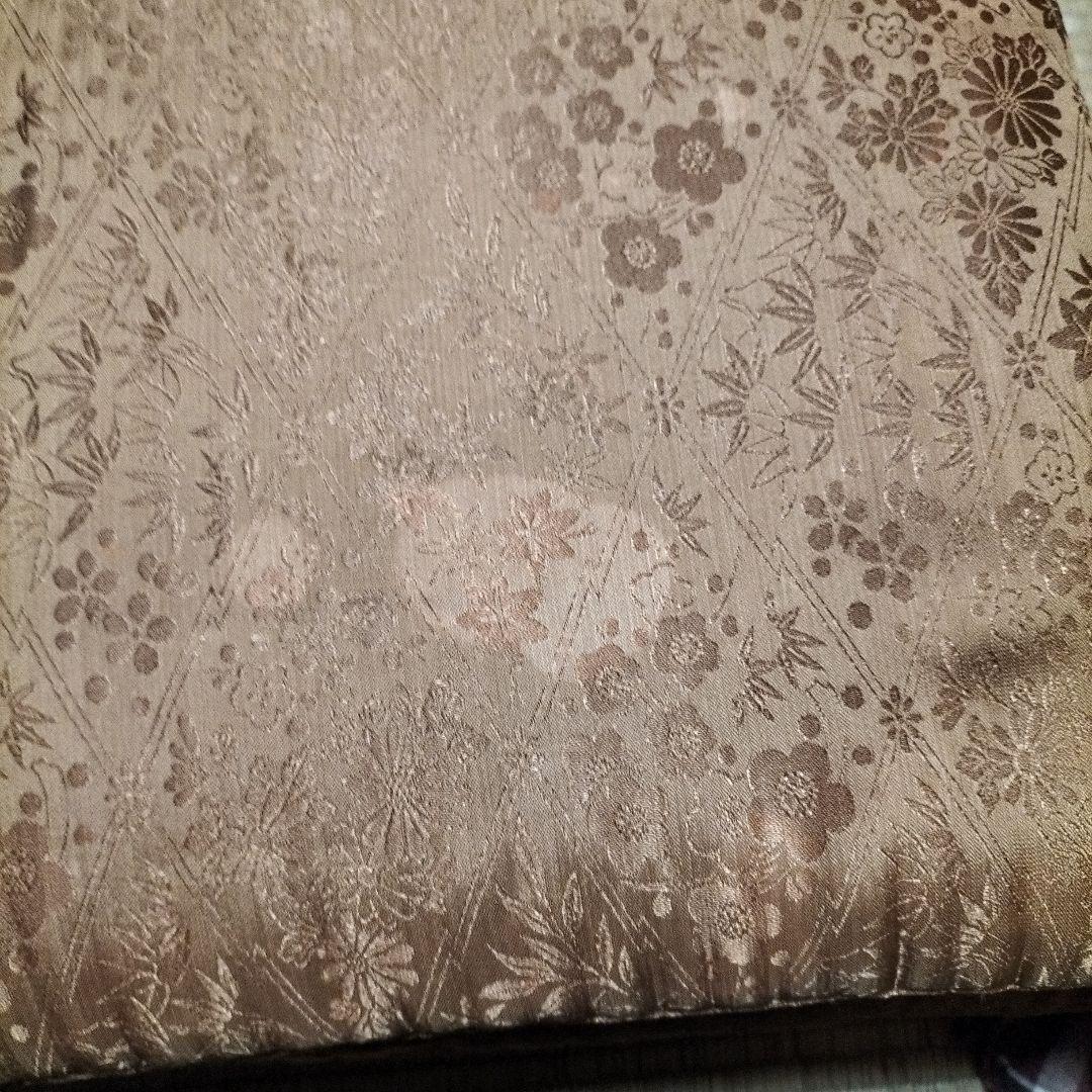 和柄 黄金色 座布団 5枚セット　ふかふか　気品溢れる　至福のひととき　高級感