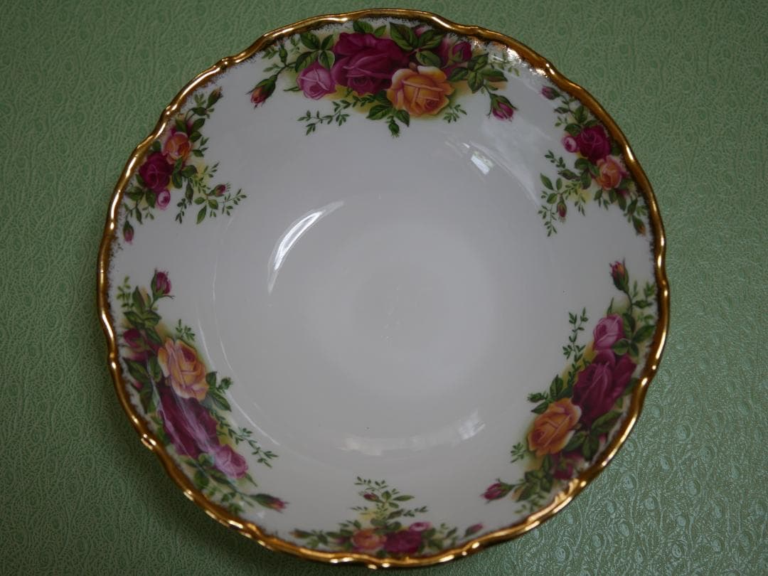 ロイヤルアルバート オールドカントリーローズ ７０年代 径１６センチボウル