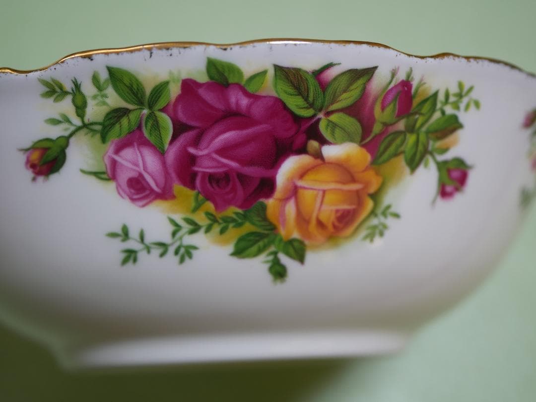 ロイヤルアルバート オールドカントリーローズ ７０年代 径１６センチボウル