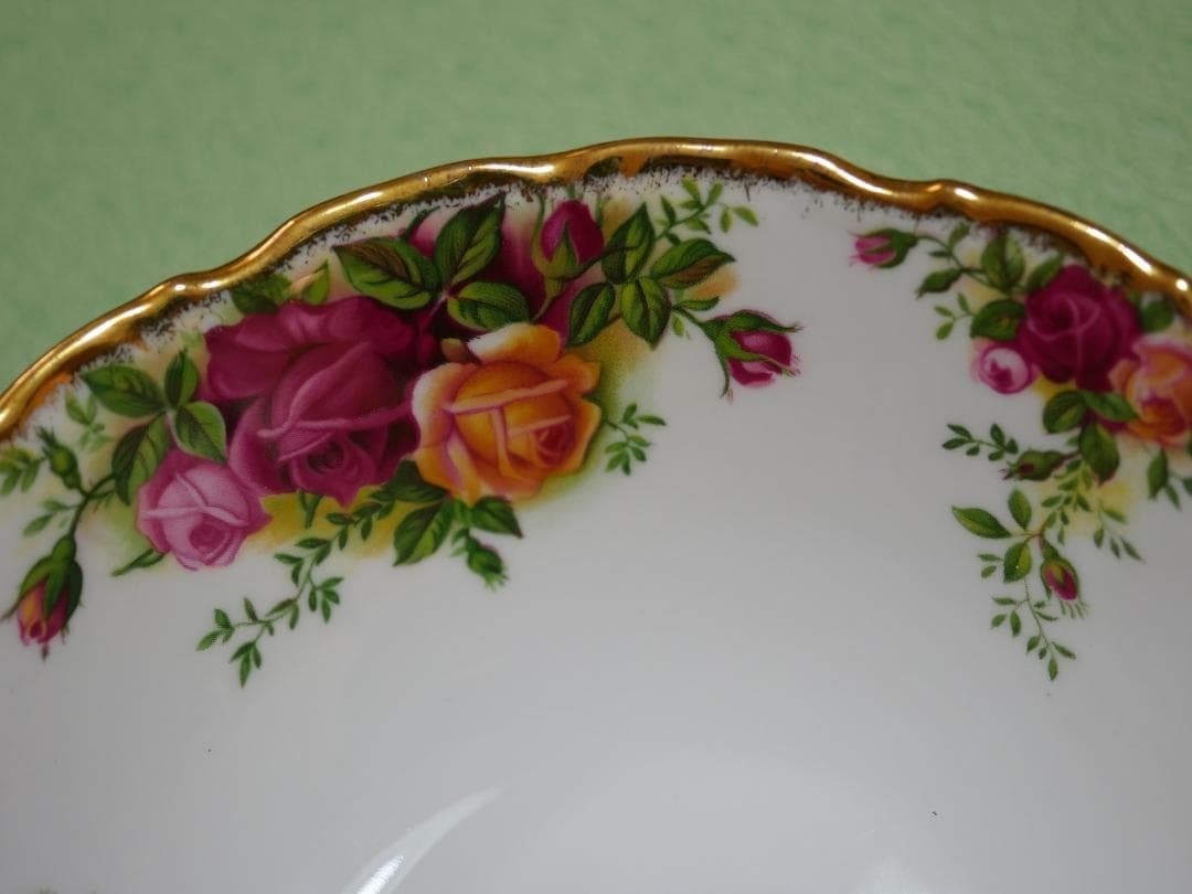 ロイヤルアルバート オールドカントリーローズ ７０年代 径１６センチボウル