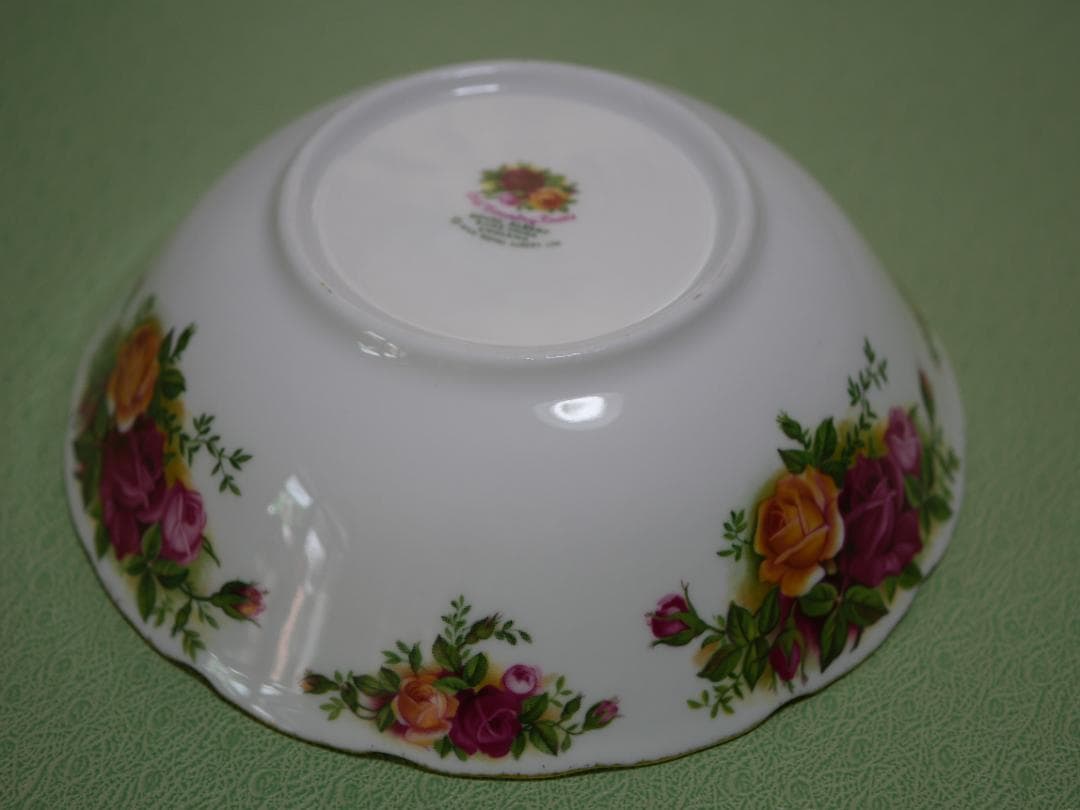 ロイヤルアルバート オールドカントリーローズ ７０年代 径１６センチボウル