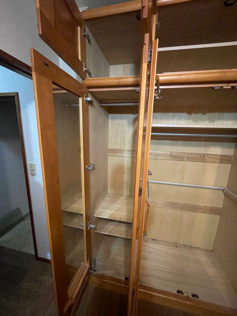 木製の収納/昭和レトロ