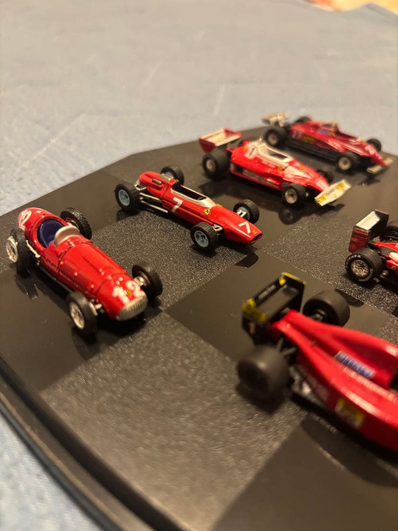 希少フェラーリ奇跡のF1コレクションミニカーセット 7台 専用ケース付き