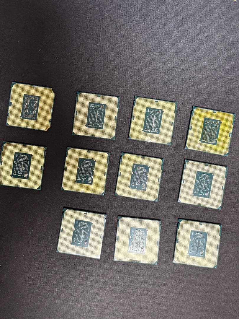 CPUまとめ売り11個　動作未確認　i5 9500 i7 7700など