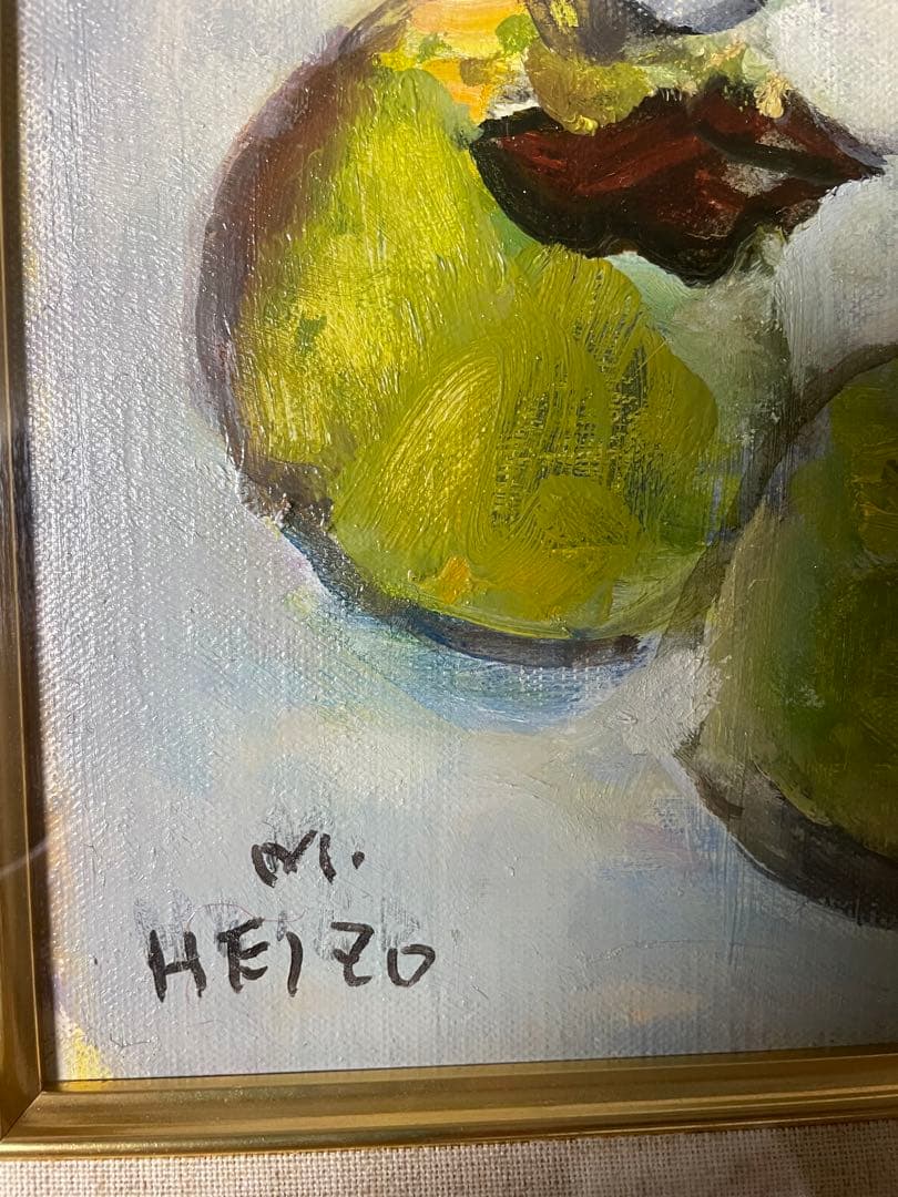 村岡平蔵画伯　【静物】