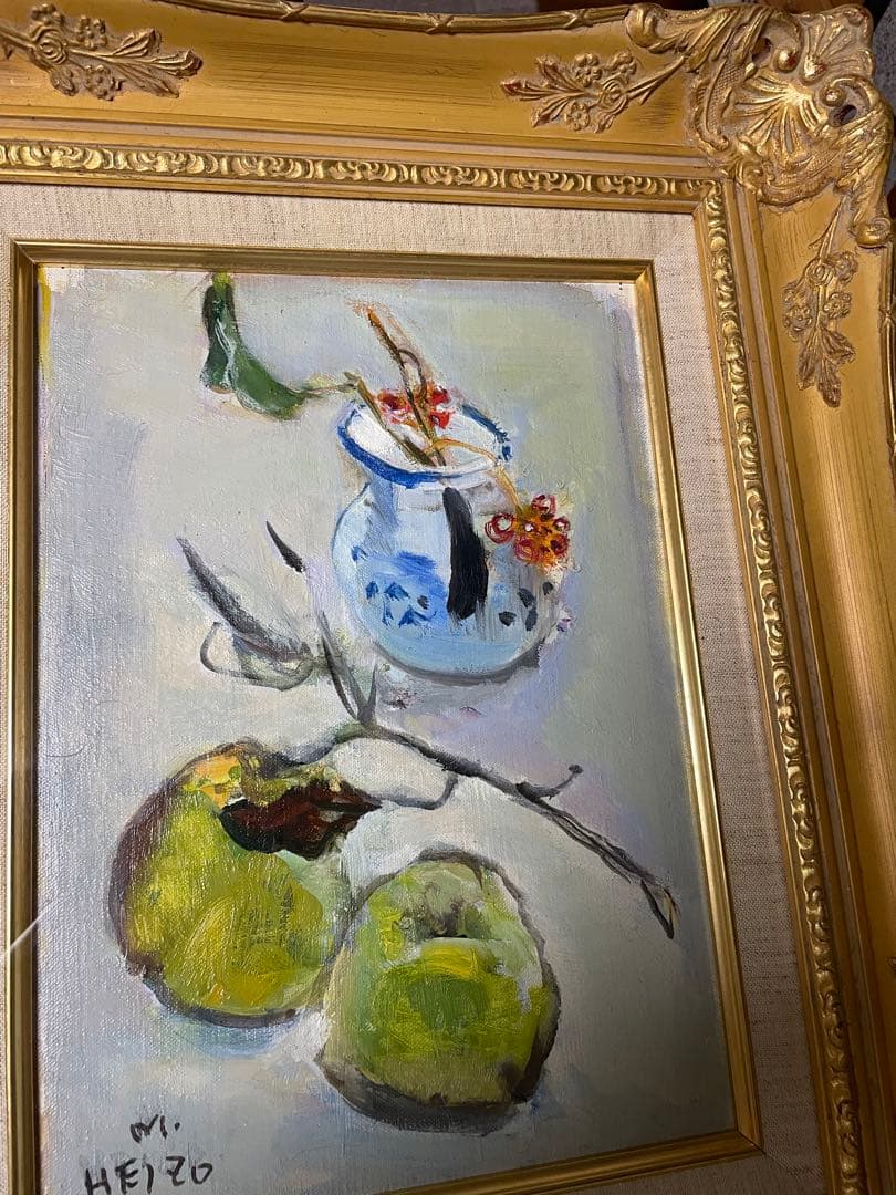 村岡平蔵画伯　【静物】