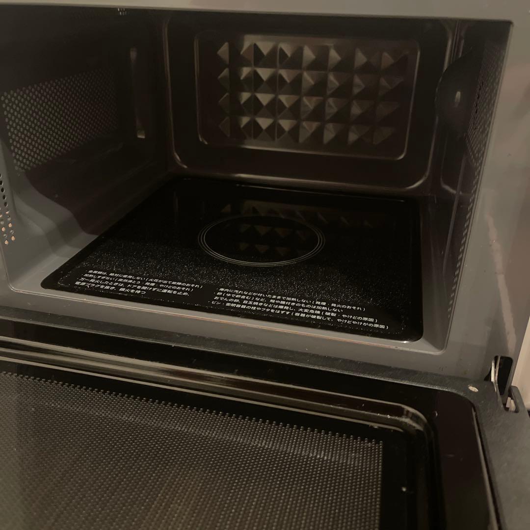 SHARP ホワイト 電子レンジ500W 取扱説明書付