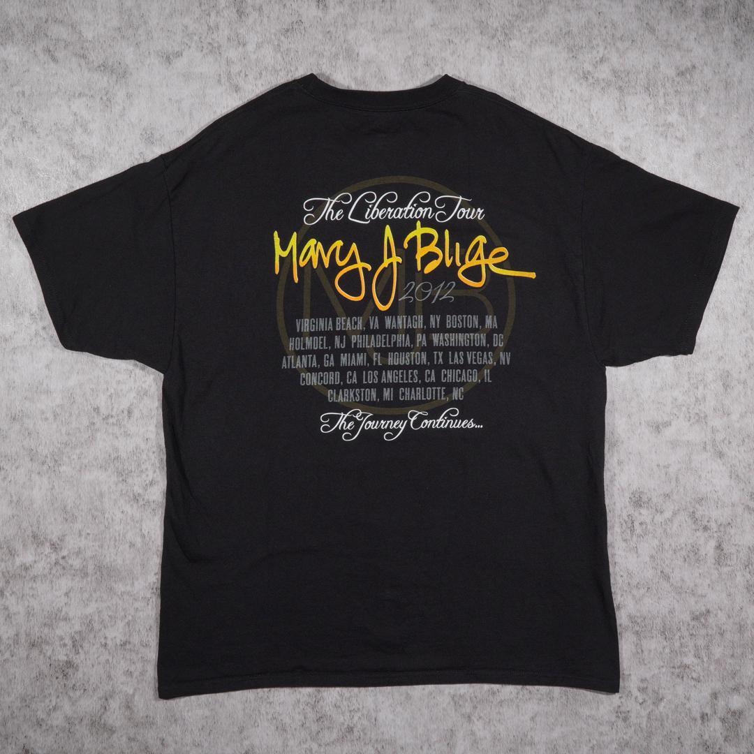 Mary J Blige メアリーJブライジ 2012 ツアー Tシャツ R&B