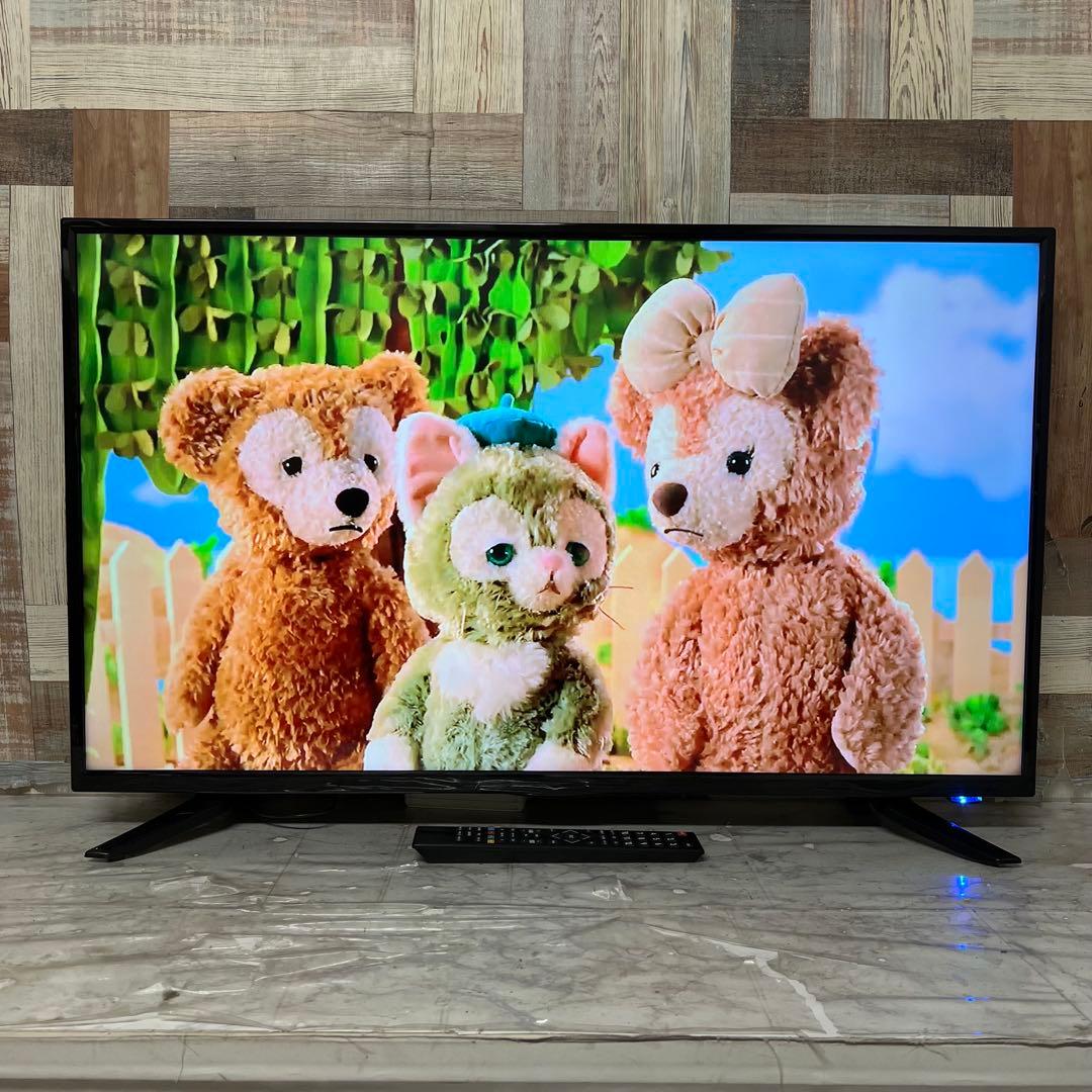 全国送料込❣️使用感少ないグランプレ40型録画機能付きテレビ。見ながら録画も可能