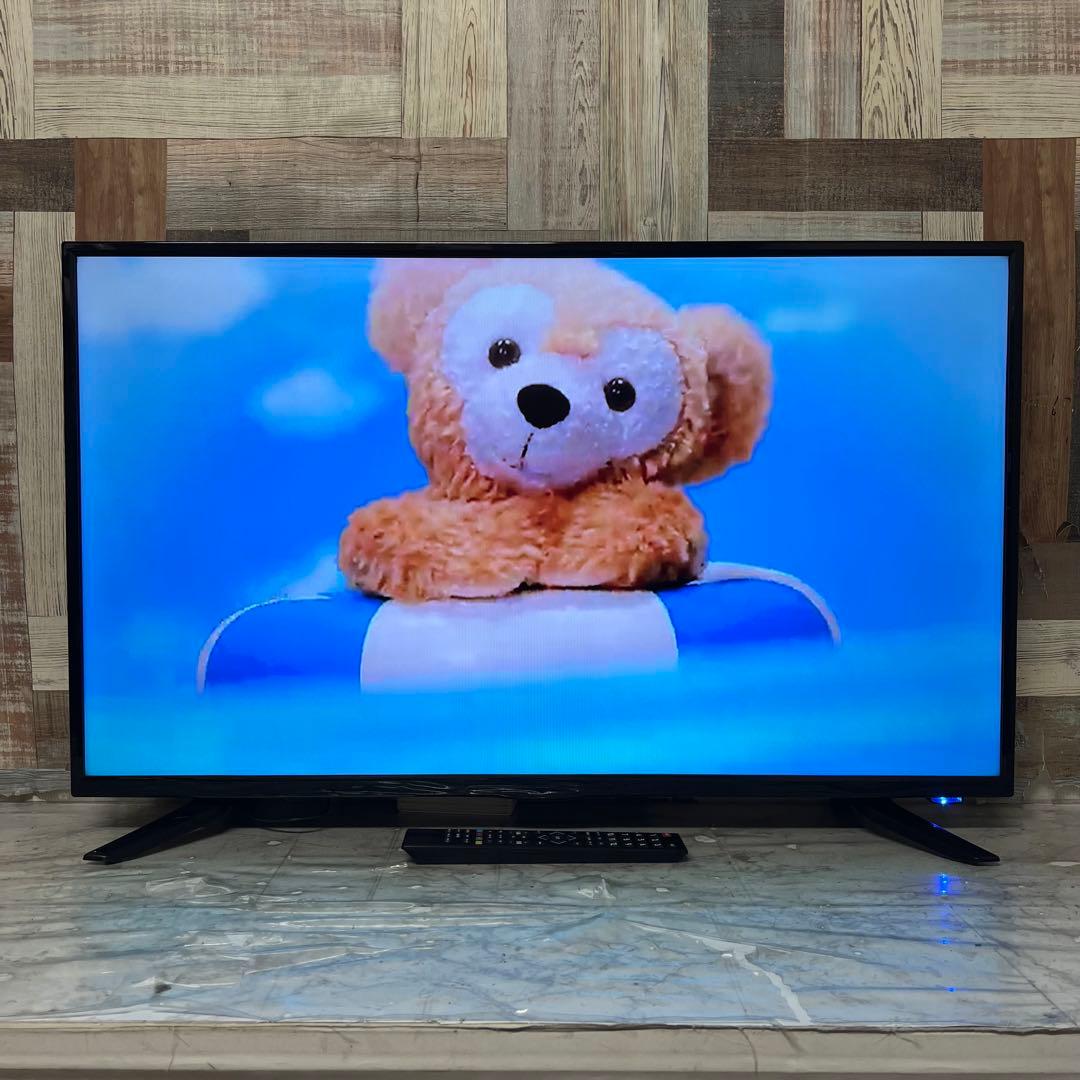 全国送料込❣️使用感少ないグランプレ40型録画機能付きテレビ。見ながら録画も可能