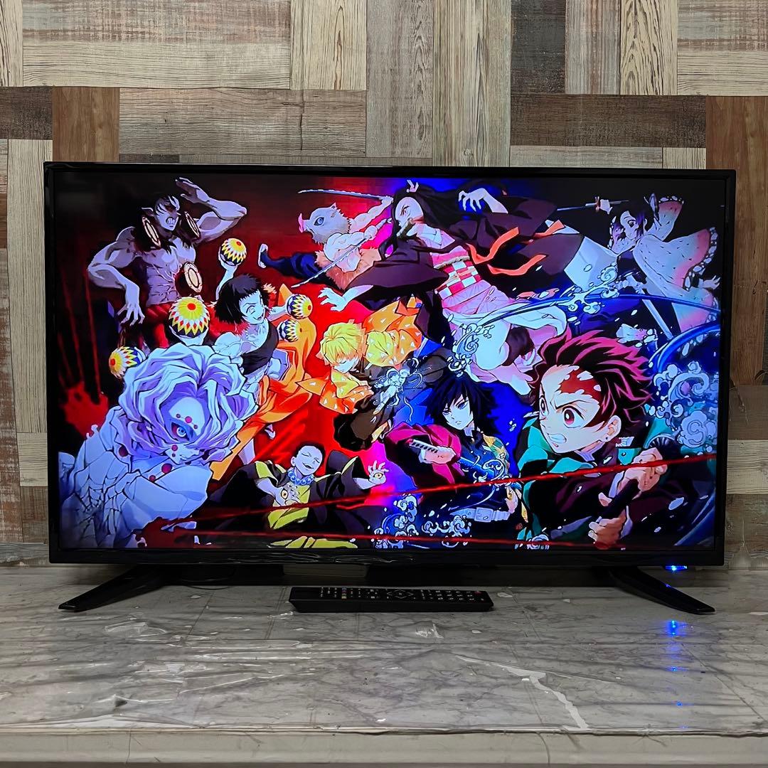 全国送料込❣️使用感少ないグランプレ40型録画機能付きテレビ。見ながら録画も可能