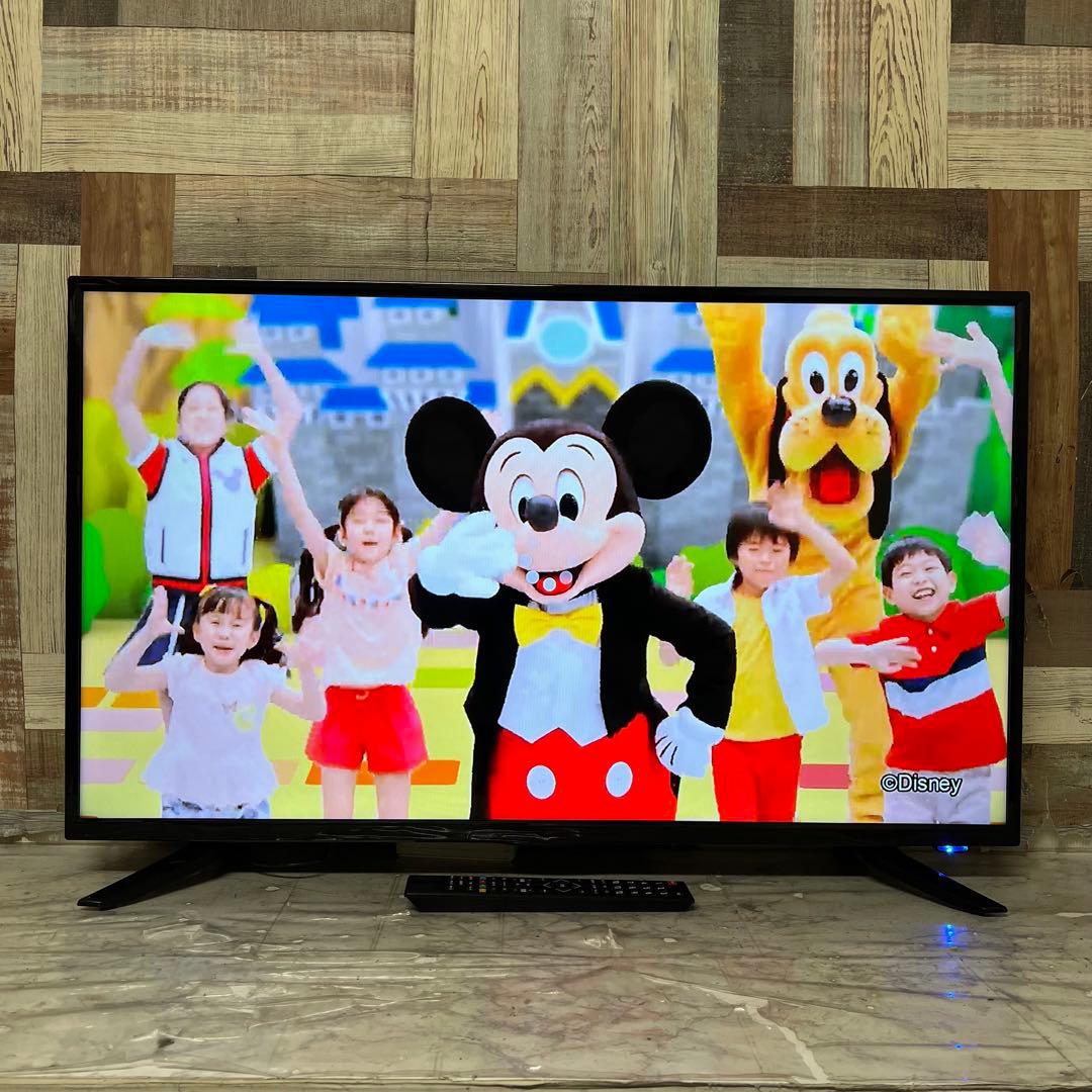 全国送料込❣️使用感少ないグランプレ40型録画機能付きテレビ。見ながら録画も可能