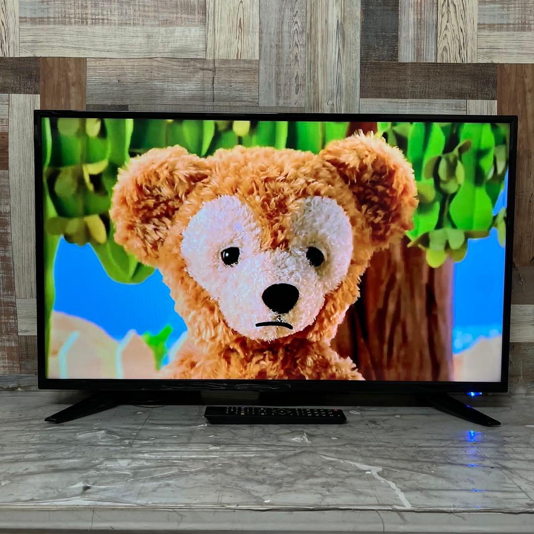 全国送料込❣️使用感少ないグランプレ40型録画機能付きテレビ。見ながら録画も可能