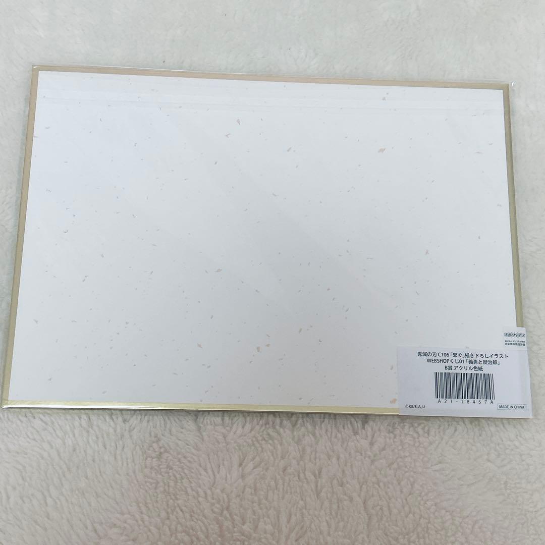 鬼滅の刃 webshopくじ 「炭治郎と義勇」 B賞