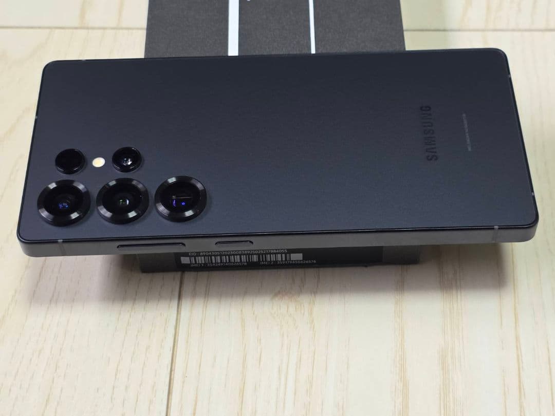 Galaxy S25 Ultra256GB国内版 ジェットブラック極極極極極美品