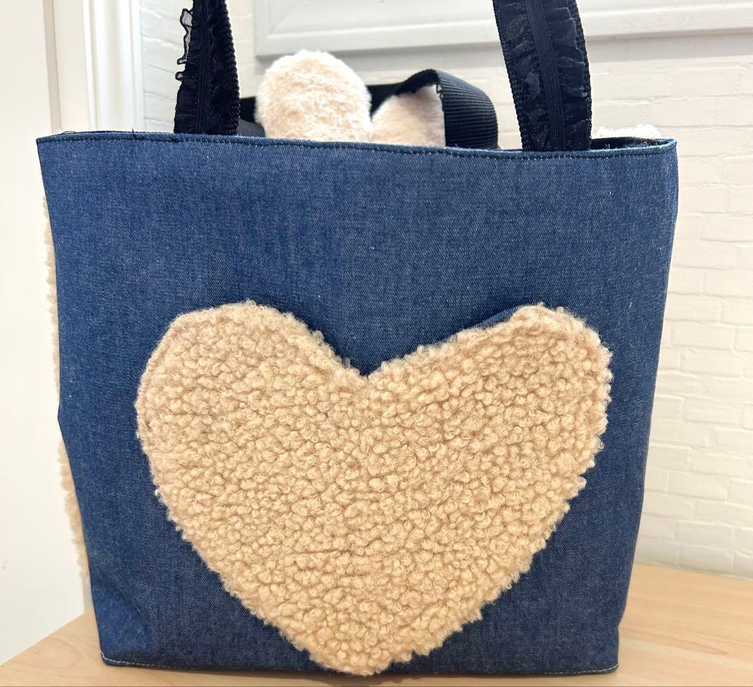 さ*ー様 コヤンイサムチョン ヒョウ柄 リトルサンダー フリルトートバッグ