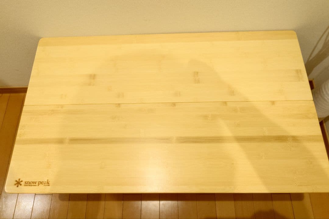 【美品】peak スノーピーク ワンアクションローテーブル竹