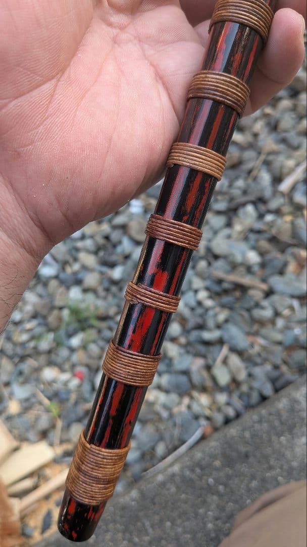 獅子田 古典六本調子 七穴 オリジナル装飾