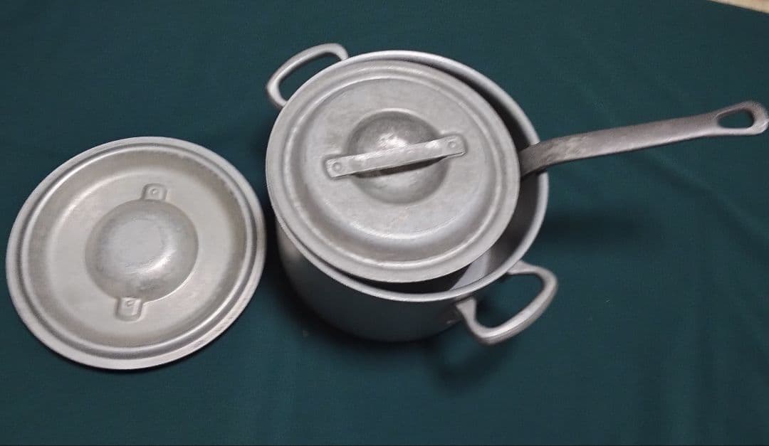 アカオアルミDON寸胴鍋21cm と片手鍋18cmの2点セット