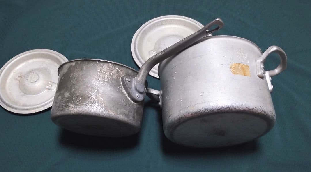 アカオアルミDON寸胴鍋21cm と片手鍋18cmの2点セット