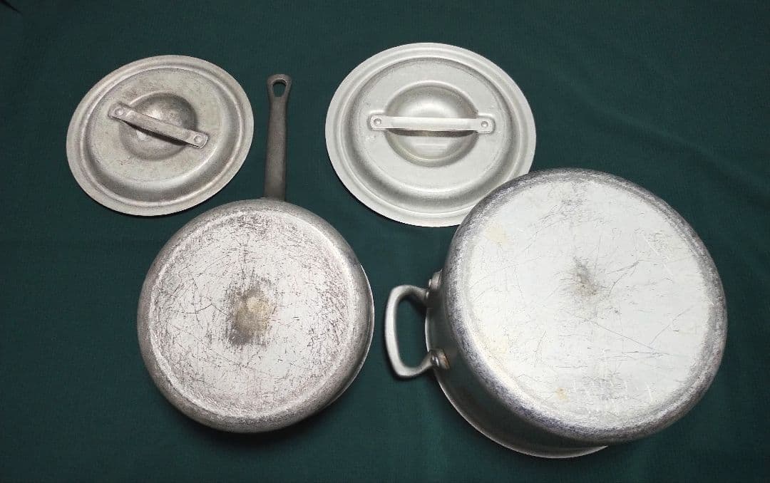 アカオアルミDON寸胴鍋21cm と片手鍋18cmの2点セット