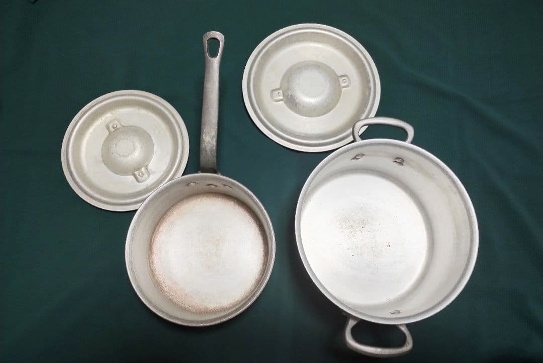 アカオアルミDON寸胴鍋21cm と片手鍋18cmの2点セット