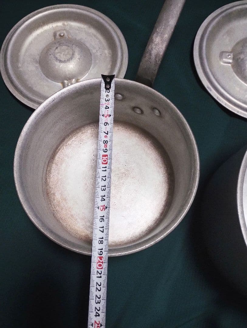 アカオアルミDON寸胴鍋21cm と片手鍋18cmの2点セット