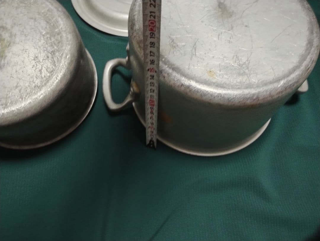 アカオアルミDON寸胴鍋21cm と片手鍋18cmの2点セット