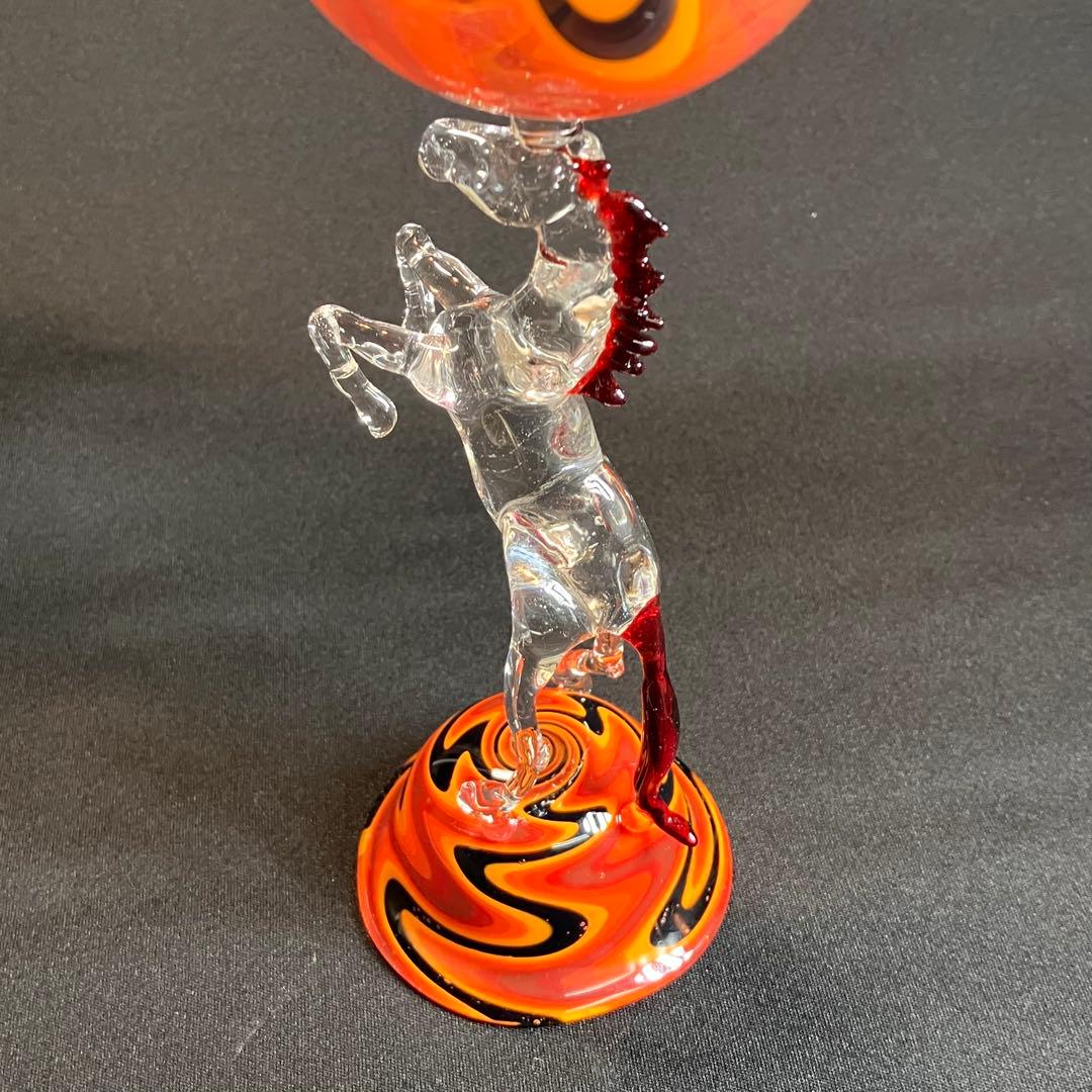Xodas ゴブレット Goblet ボロシリケイトガラス Fire Horse