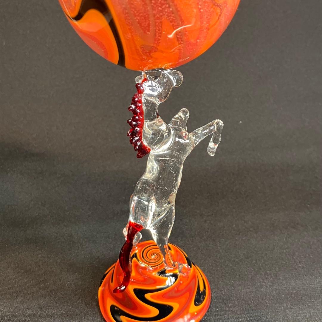 Xodas ゴブレット Goblet ボロシリケイトガラス Fire Horse