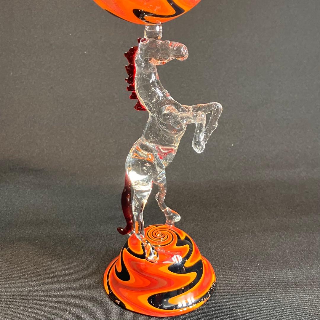 Xodas ゴブレット Goblet ボロシリケイトガラス Fire Horse