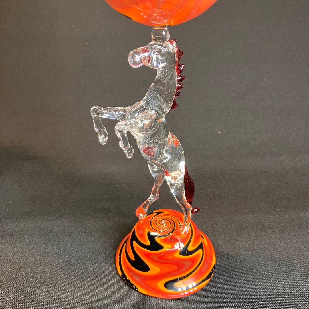 Xodas ゴブレット Goblet ボロシリケイトガラス Fire Horse