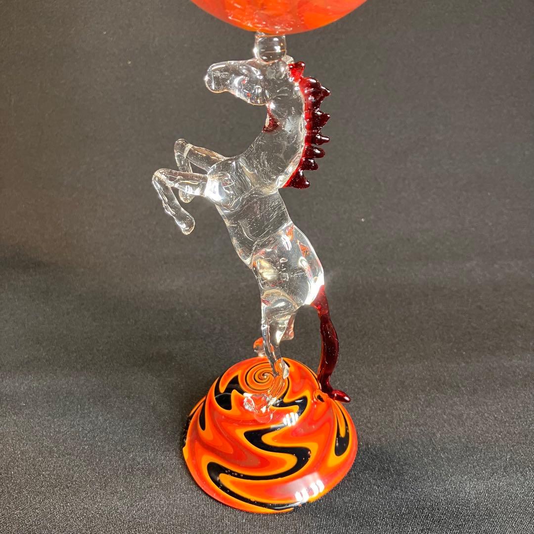 Xodas ゴブレット Goblet ボロシリケイトガラス Fire Horse
