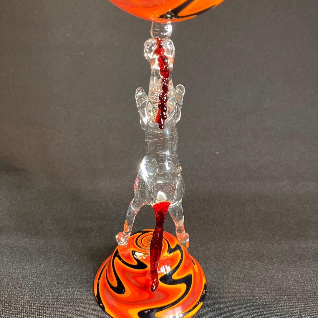 Xodas ゴブレット Goblet ボロシリケイトガラス Fire Horse