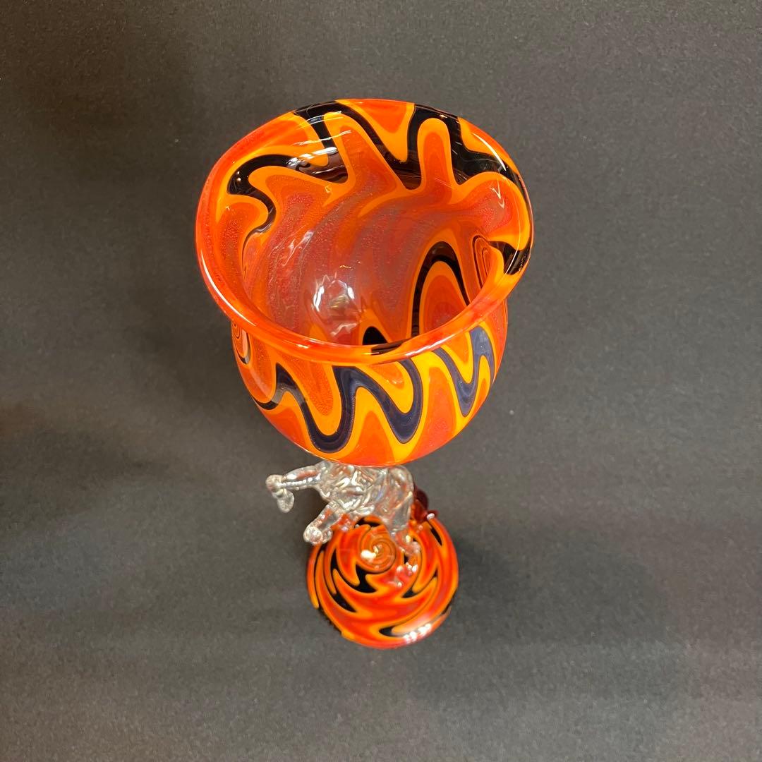Xodas ゴブレット Goblet ボロシリケイトガラス Fire Horse
