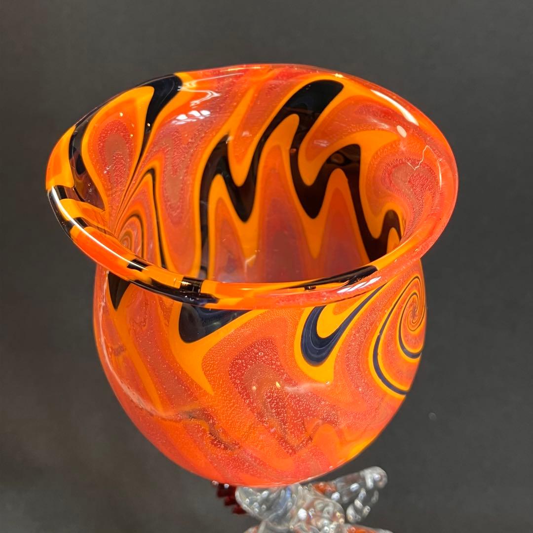 Xodas ゴブレット Goblet ボロシリケイトガラス Fire Horse