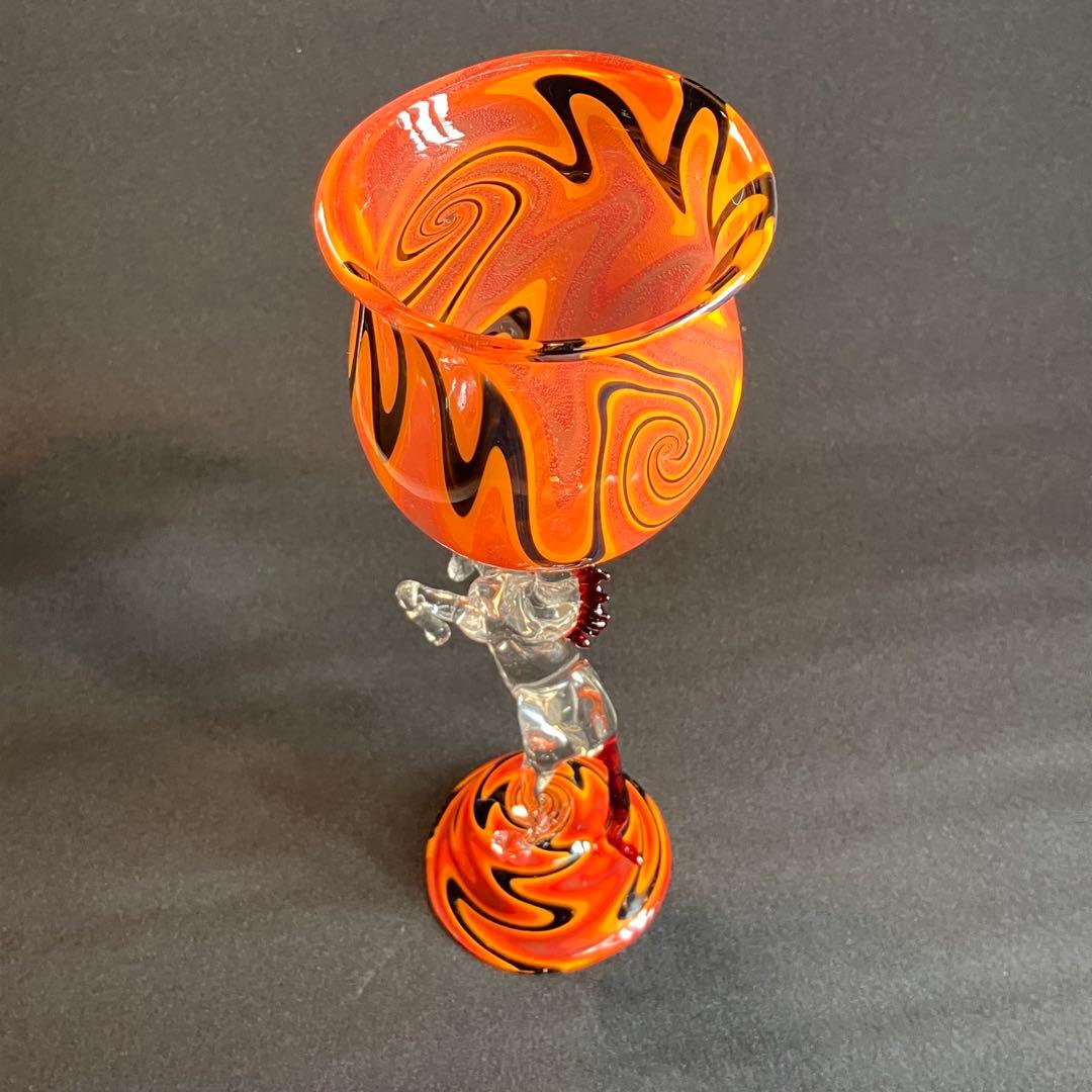 Xodas ゴブレット Goblet ボロシリケイトガラス Fire Horse