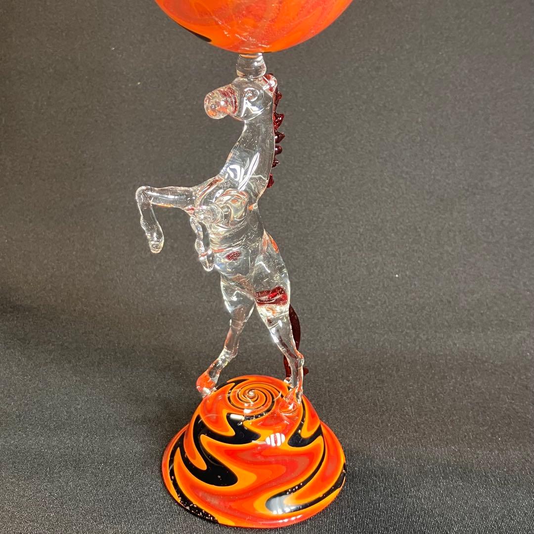 Xodas ゴブレット Goblet ボロシリケイトガラス Fire Horse