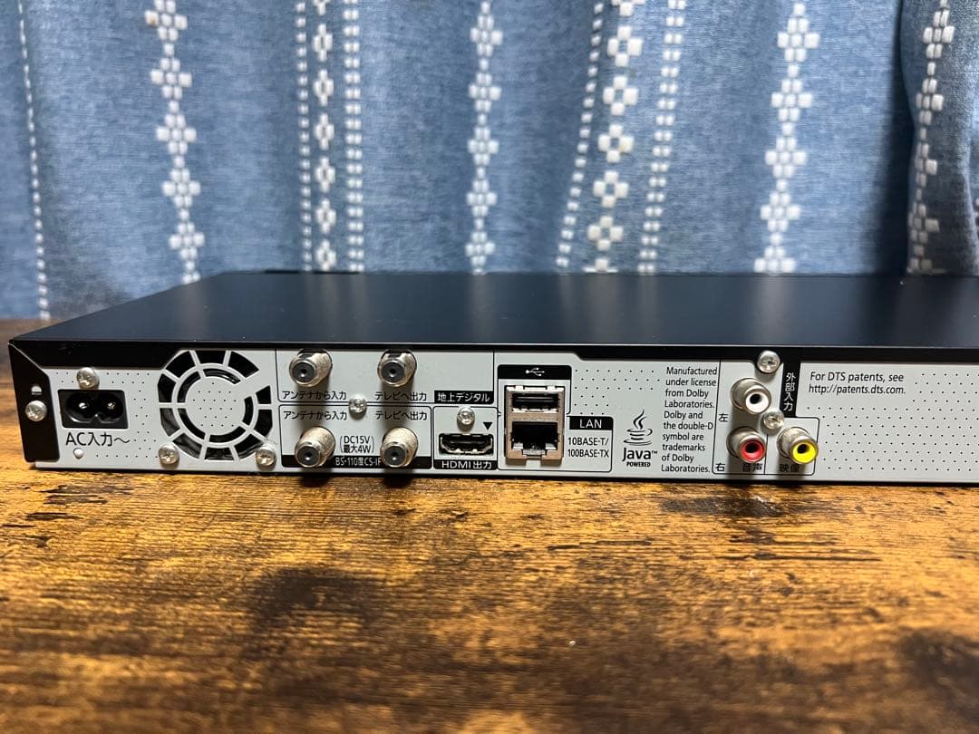 【良品】パナソニック ブルーレイレコーダー DMR-BRW1000