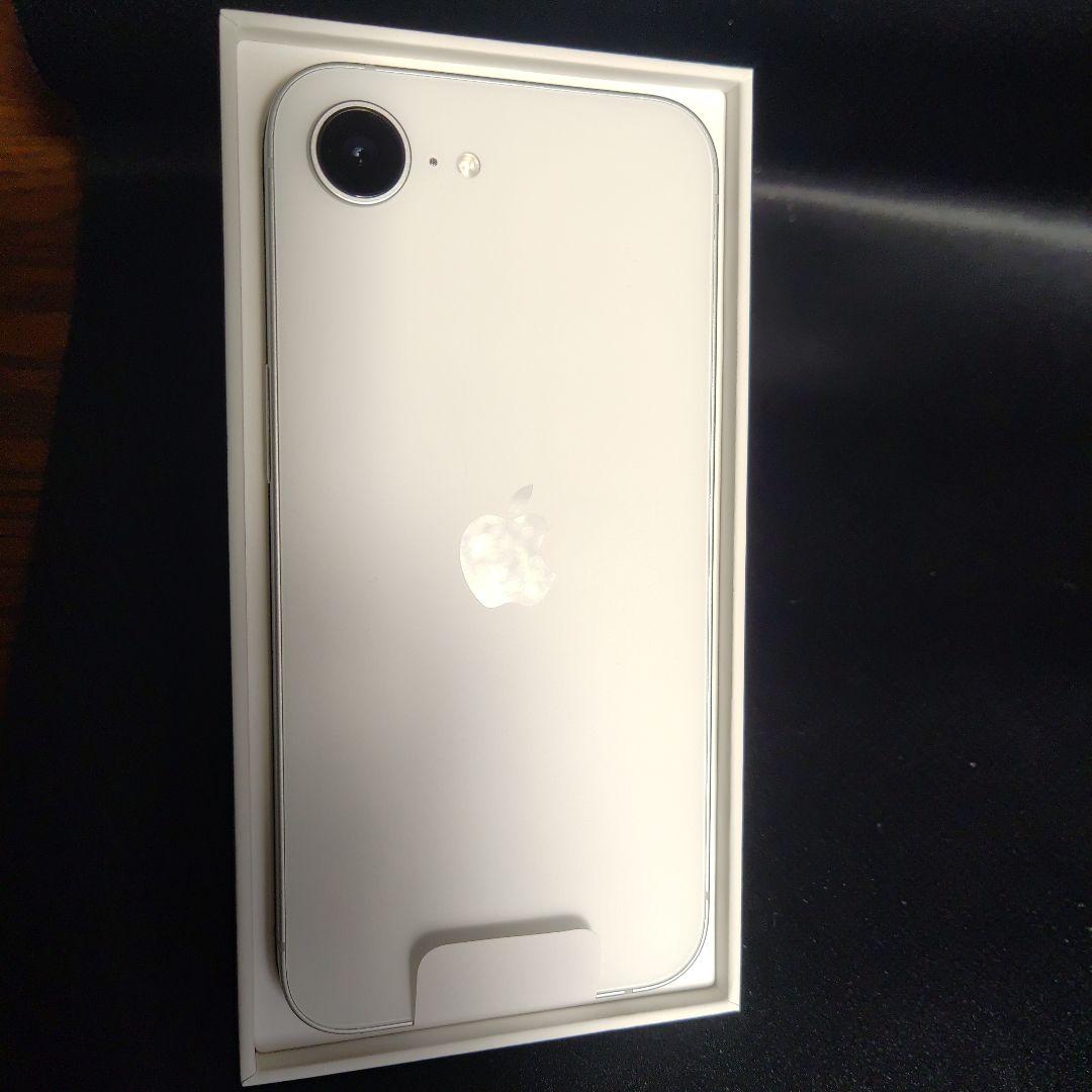 iPhone16e 128GB 未使用　白