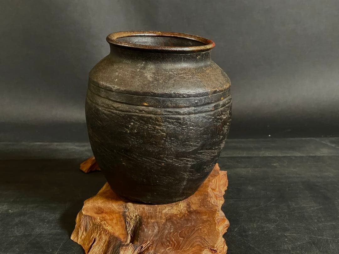 割引❗️『母』 時代 古備前 肩衝 壺 花入 備前焼 古窯 花瓶 花器 （C①）