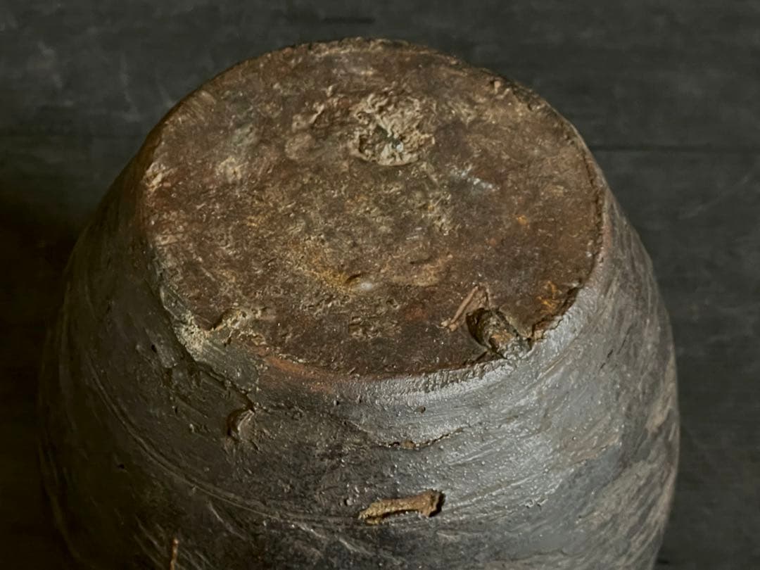 割引❗️『母』 時代 古備前 肩衝 壺 花入 備前焼 古窯 花瓶 花器 （C①）